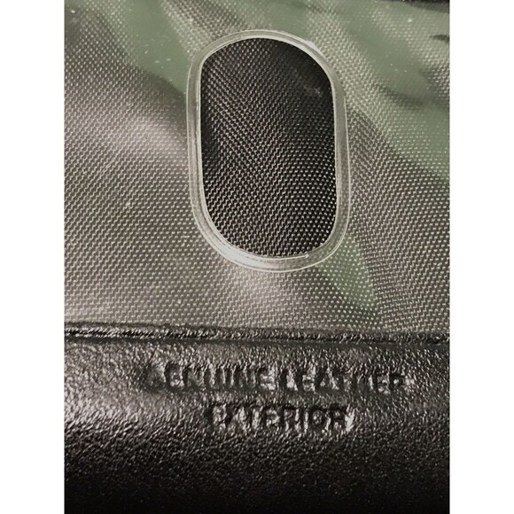 Buxton Black Leather Accordion Wizard 12 Credit Card ID Holder Coin Cash Wallet - Picture 4 of 9